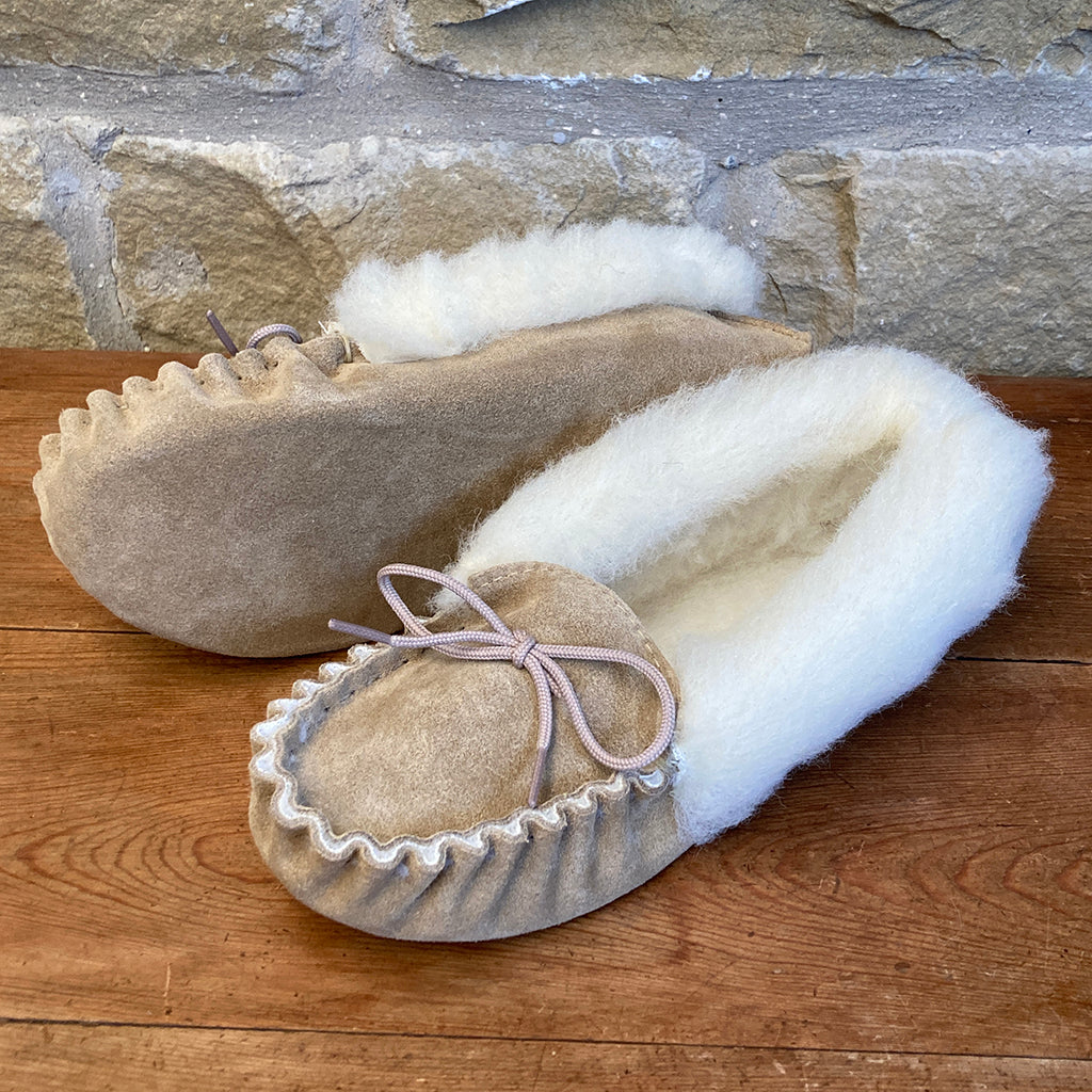 wool lined slippers