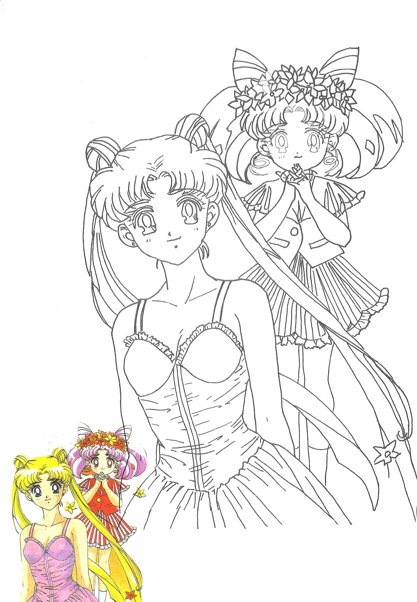 sailor uranus coloring pages