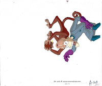 Earthworm Jim Cartoon Cel Professor Monkey for a Head Original Animation Production A107