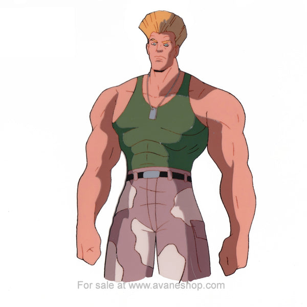 Street Fighter Zero Ryu Anime Production Cels and Animation