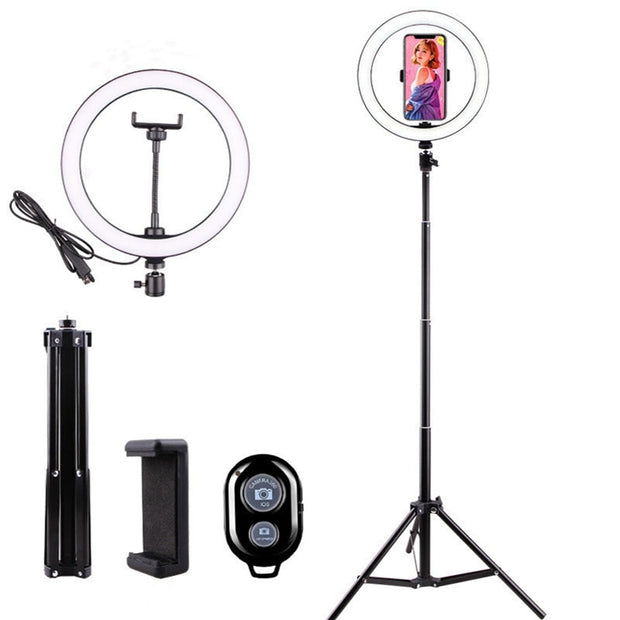 High Quality White Ring Light with 33cm Tripod