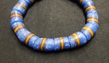 African glass beads, Ghana Krobo beads for jewelry making, AAB# 1416