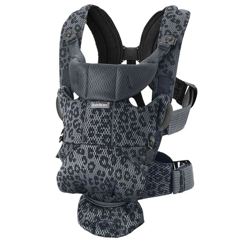 Carrier Free 3D Mesh Anthracite Leopard