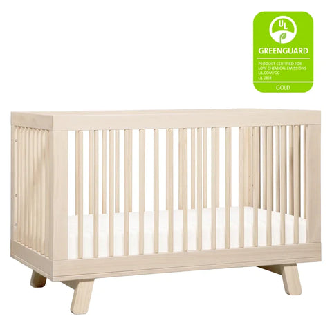 Hudson 3-in-1 Convertible Crib Washed Natural