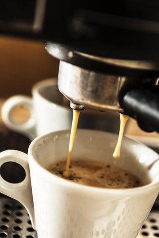 Coffee making from coffee machine
