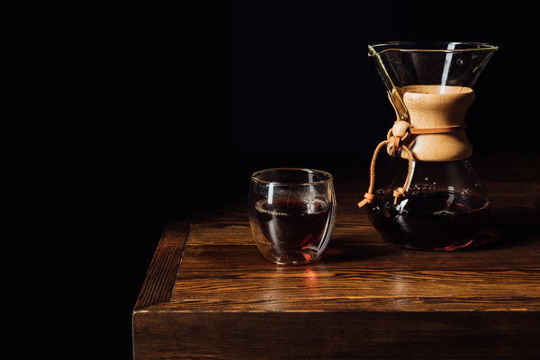 Chemex® and cup of coffee