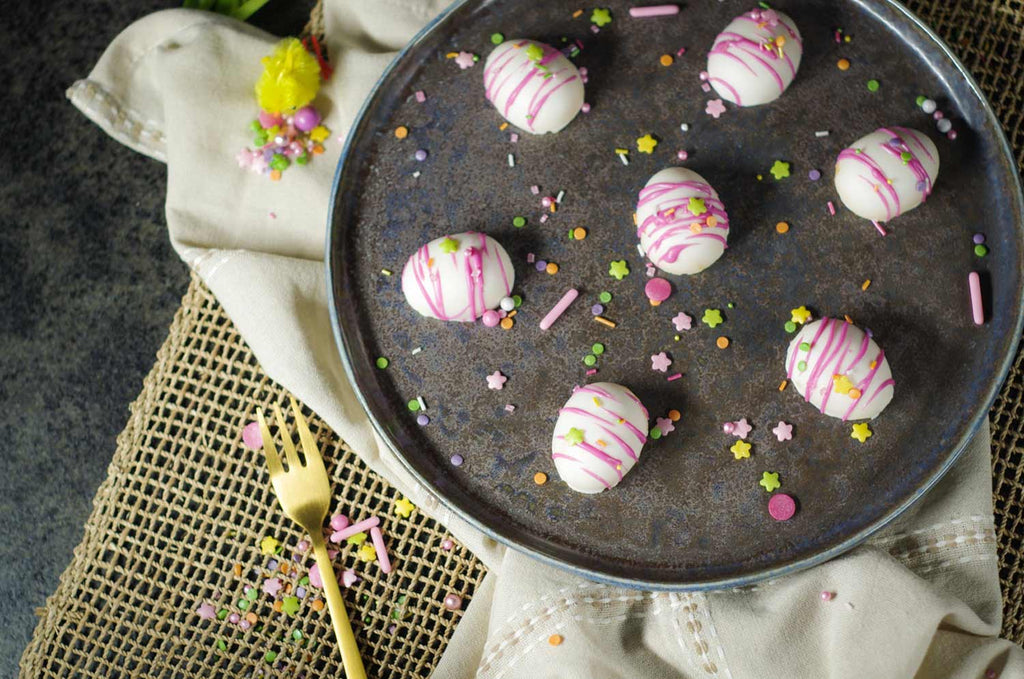 Rezept Schoko-Ostereier mit Cakepop Füllung kinderleicht