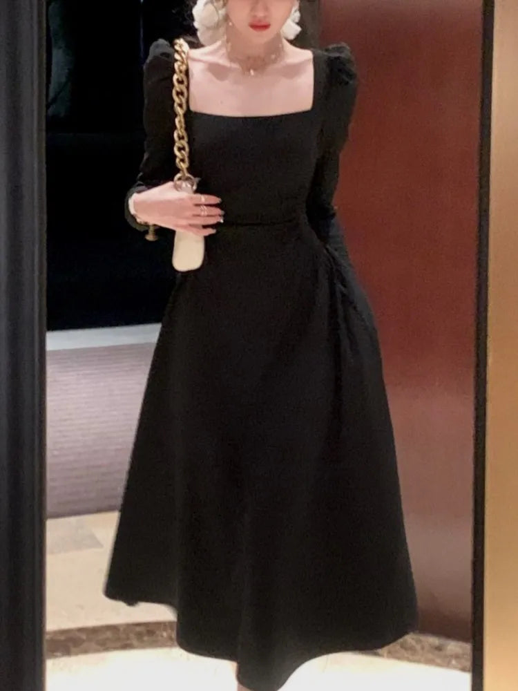 Elegant Women's Party Dresses for Autumn Weddings Slim Fit, Fashionable - Image 8