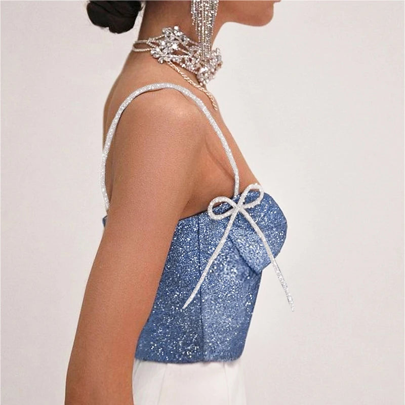 Stage party shaper bra lace-up tank top for women - Image 5