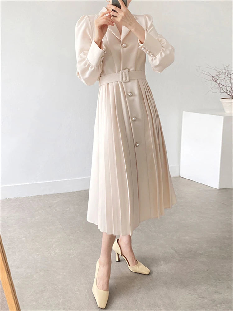 Women's Elegant Fashion Party Midi Dress for Spring/Autumn - Image 8