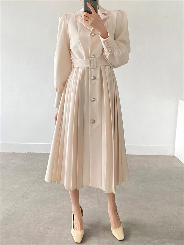 Women's Elegant Fashion Party Midi Dress for Spring/Autumn - Image 7