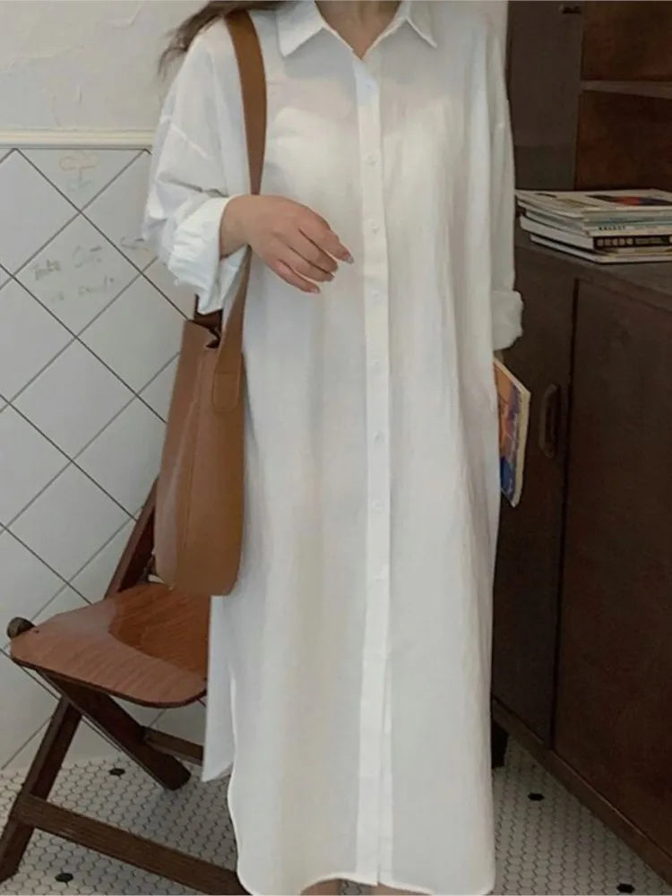 Spring Casual Long Sleeve Plus Size Loose Cardigan for Women - Image 3
