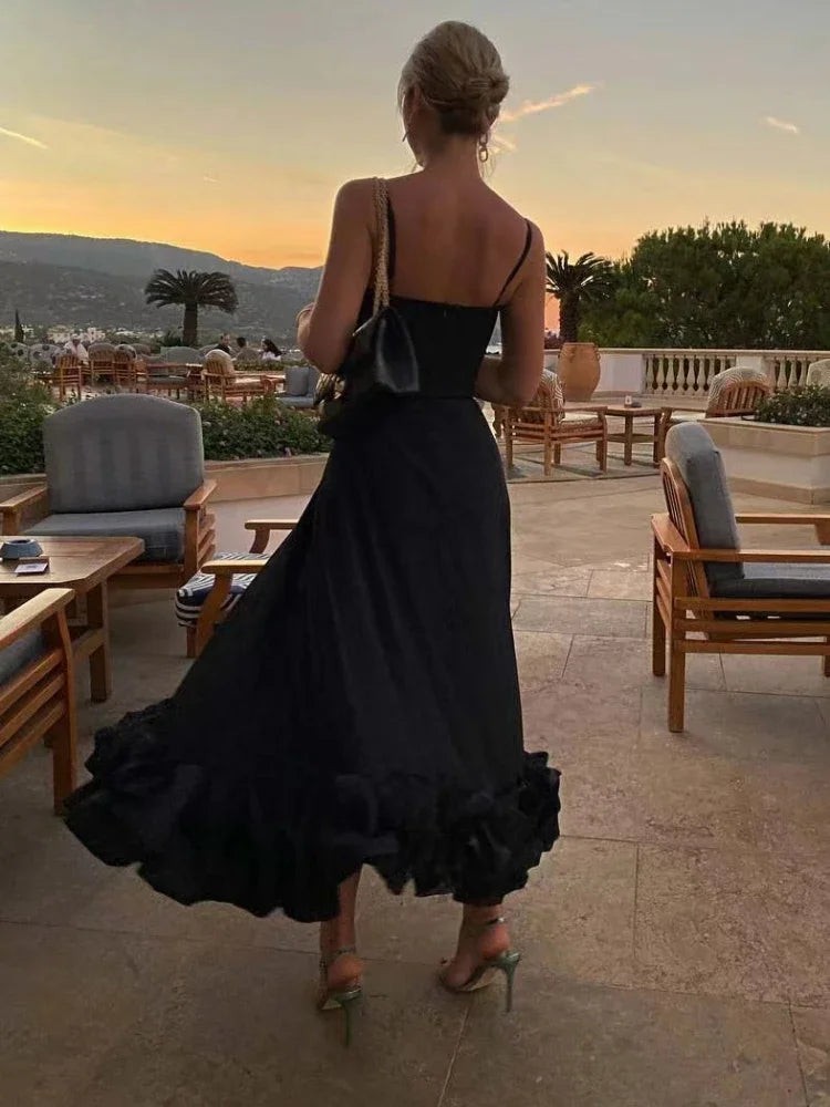 Strappy Backless Maxi Dress Elegant Party Evening Summer Style - Image 6