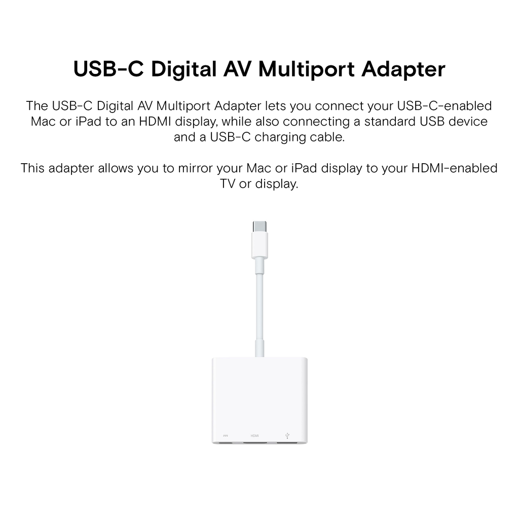 Usb-c digital AV multiport-adapter