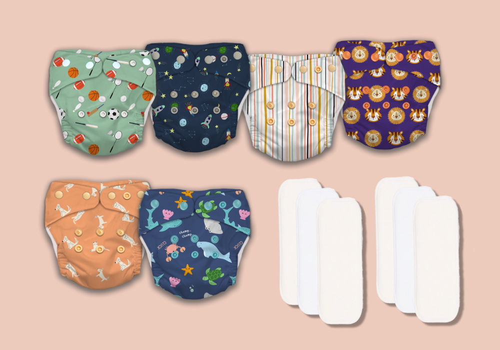 👶India's First Poke-free Washable Diapers For Babies.