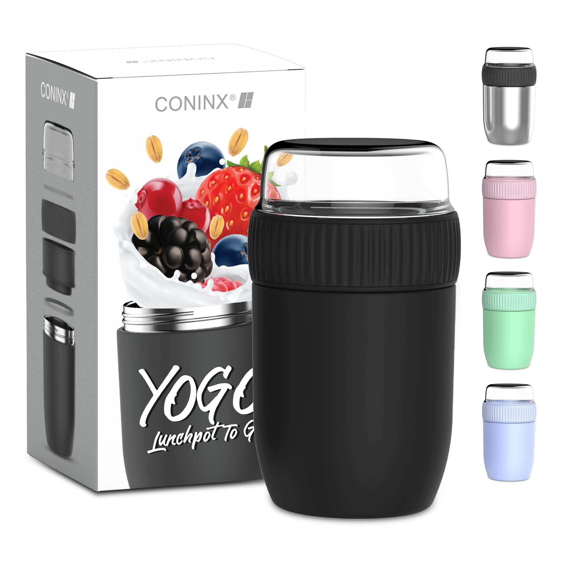 Coninx Thermos Food Container - Wärmebehälter Lebensmittel für zu Haus