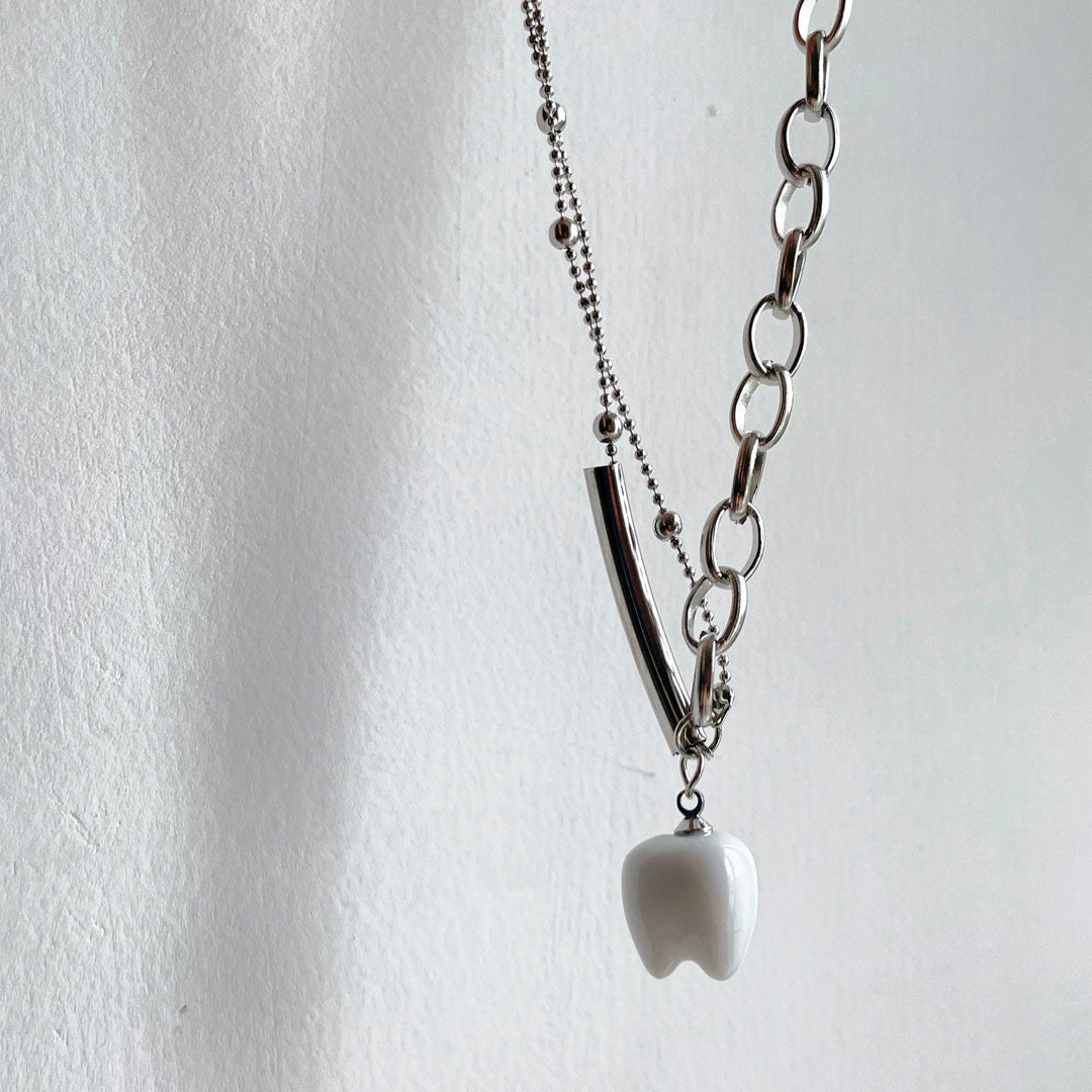 Tooth Pendant Necklace
