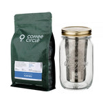 Brewjar & Cold Brew Coffee Set 1 Liter Brew Jar / Whole Beans