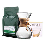 Chemex-Kaffeekaraffe & Kaffee nach Wahl im Set ganze Bohne / Limu Kaffee
