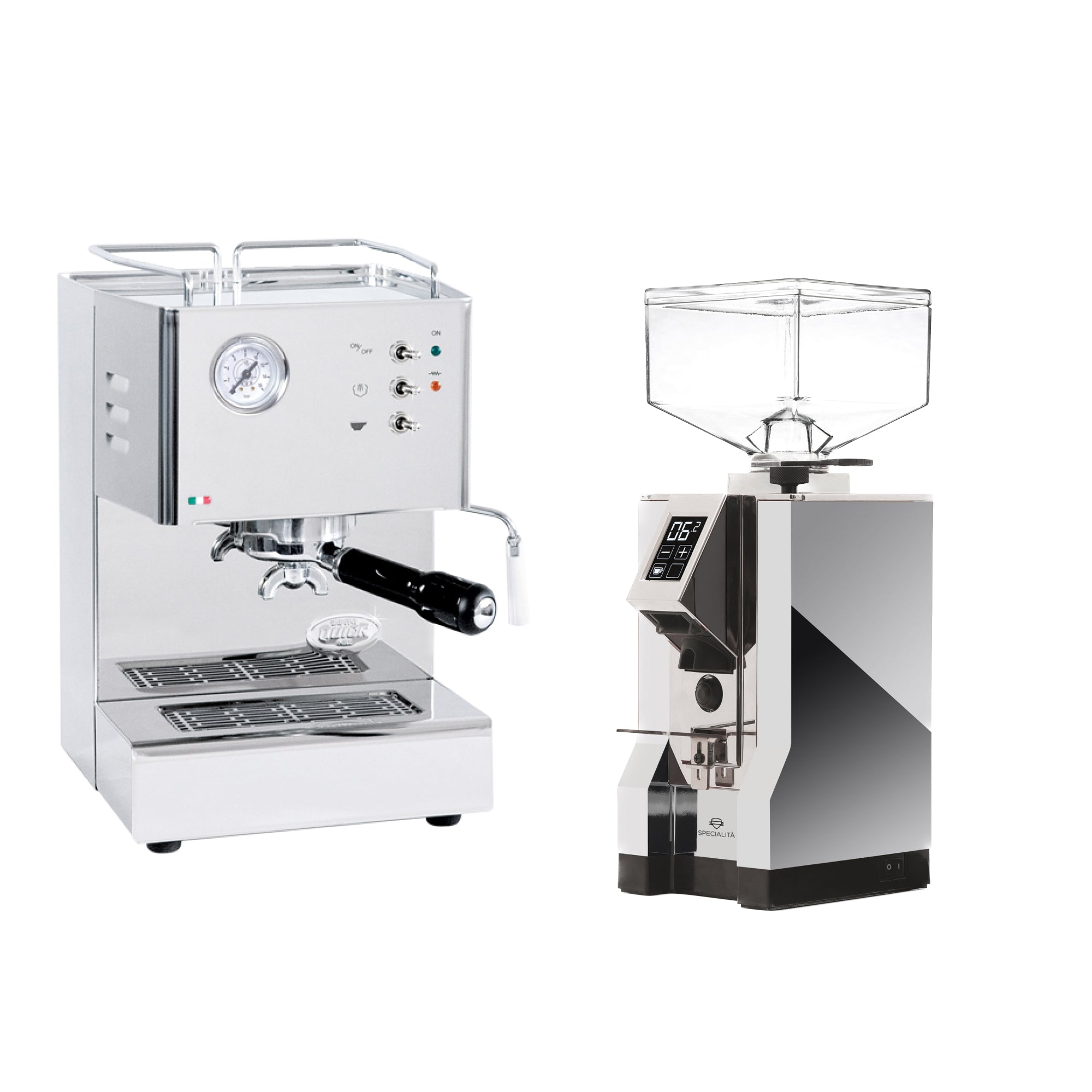 Buy QuickMill Orione + espresso grinder in a set online