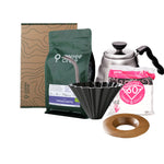 Pour Over Profi Set black / wood / Yirgacheffe