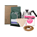 Pour Over Profi Set pink / wood / Yirgacheffe