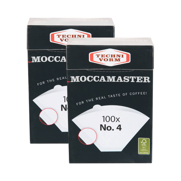 Moccamaster Papierfilter Nr. 4 weiß - 200 Stück Default Title