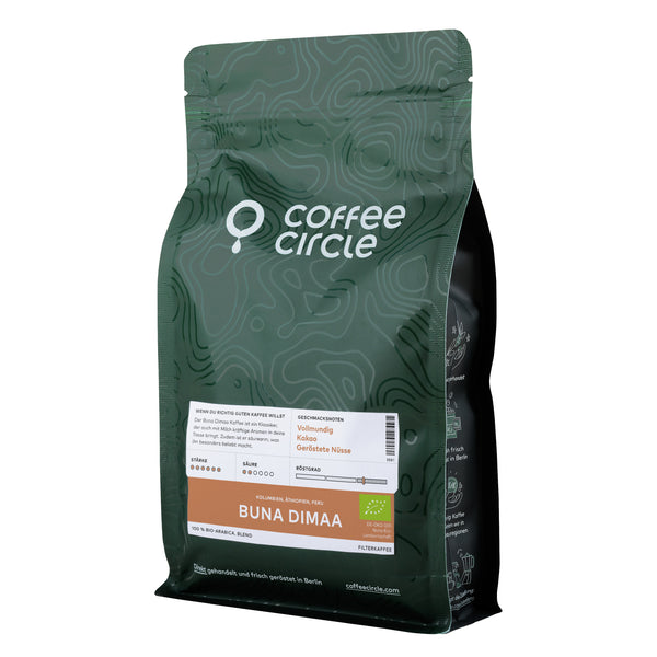 Buna Dimaa Kaffee, bio 250 g / ganze Bohne