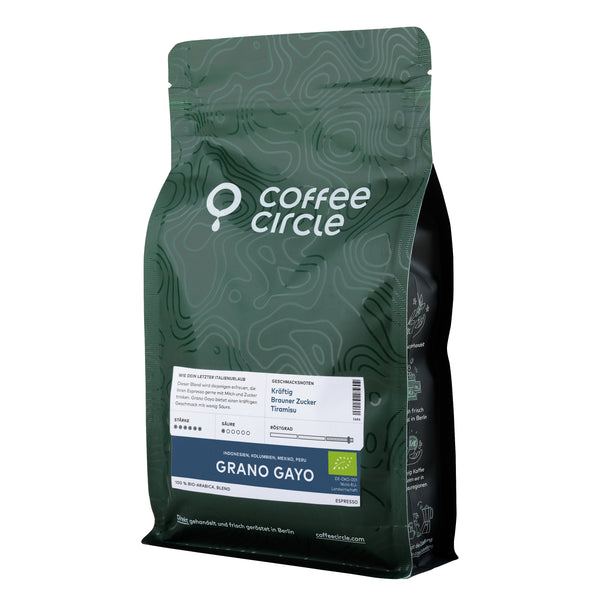 Espresso Grano Gayo, bio 250 g / ganze Bohne