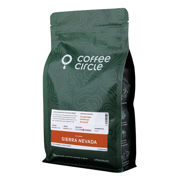 Sierra Nevada Kaffee 250 g / ganze Bohne