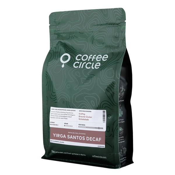 Espresso Yirga Santos Decaf 250 g / Whole Beans