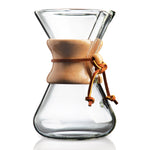 Hand-blown Chemex coffee carafe For up to 5 cups