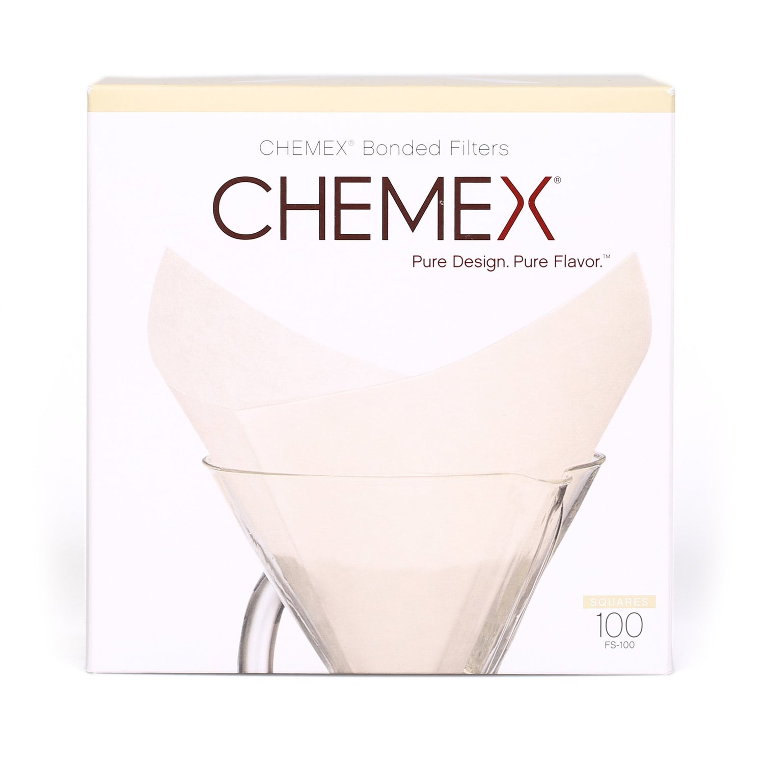 Chemex-Filter für 6, 8 und 10 Tassen-Karaffe weiß quadratisch