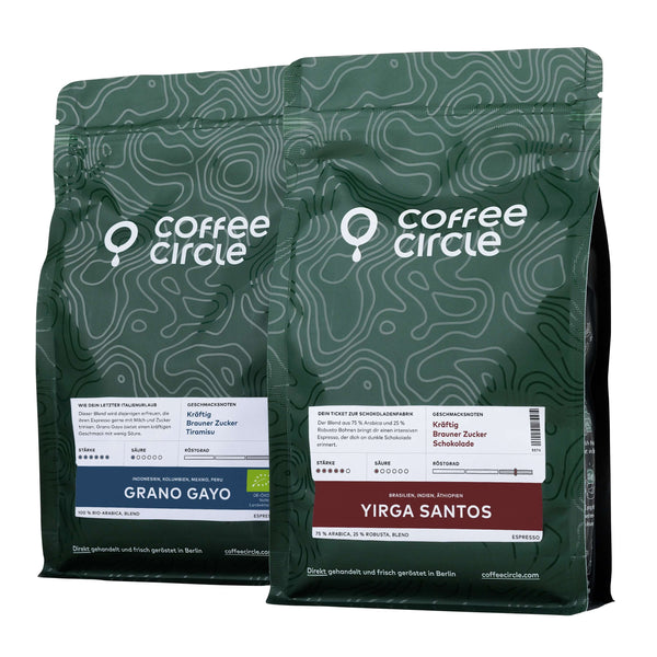 Dark roast Espresso Set Whole Beans / whole bean