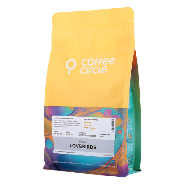 Lovebirds Kaffee 250 g / ganze Bohne