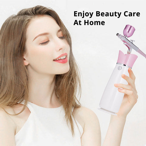 Nano Oxygen Injector High Pressure Moisturizing Sprayer Airbrush Facial Device