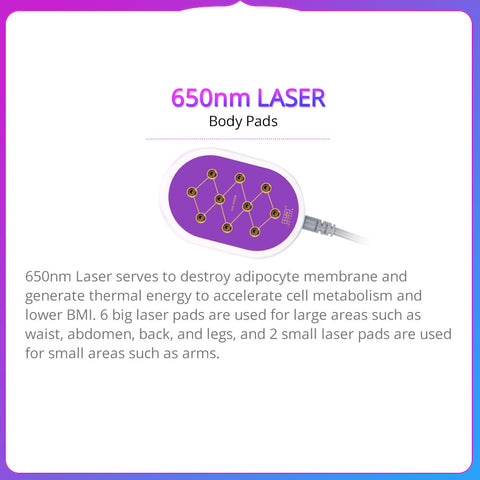 Laser Pads For S Shape 30k Cavitation Machine