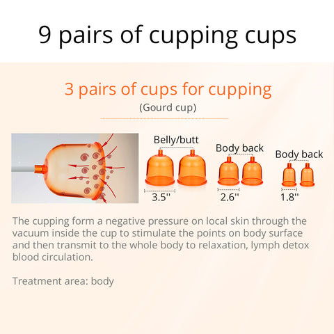 9 pairs of the cups