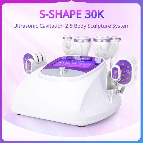s shape 30k cavitation machine