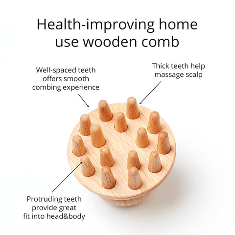 Wooden Mushroom Shape Massager