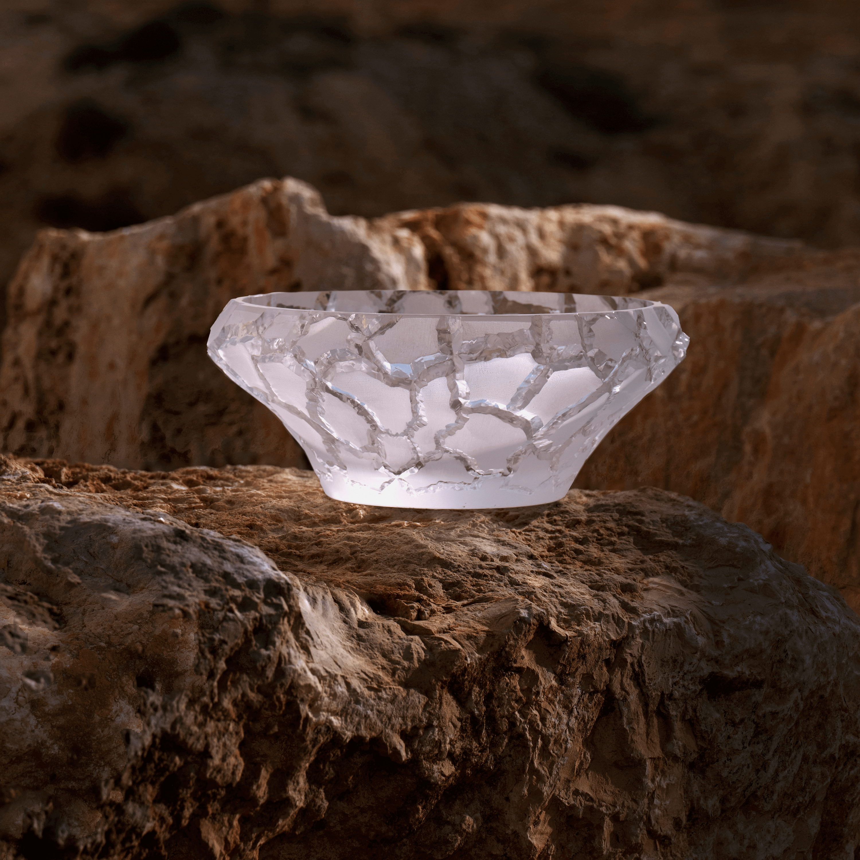 ラリック ラージ クリスタル ボウル Lalique France