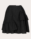 Women Vanilla Grappolo Matelassé Skirt Polyester