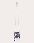 Women Sparkle Mini Crossbody Bag Polyester