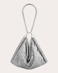 Women Soft Metallic Pocket Bag Leather