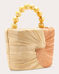 Women Pellicano Knotted Handbag In Yellow