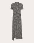 Ruched Slit Asymmetric Dress by Rabanne