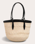 Women The Iraca Small Basket Tote Leather