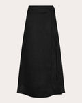 Women Amalfi Linen Wrap Skirt