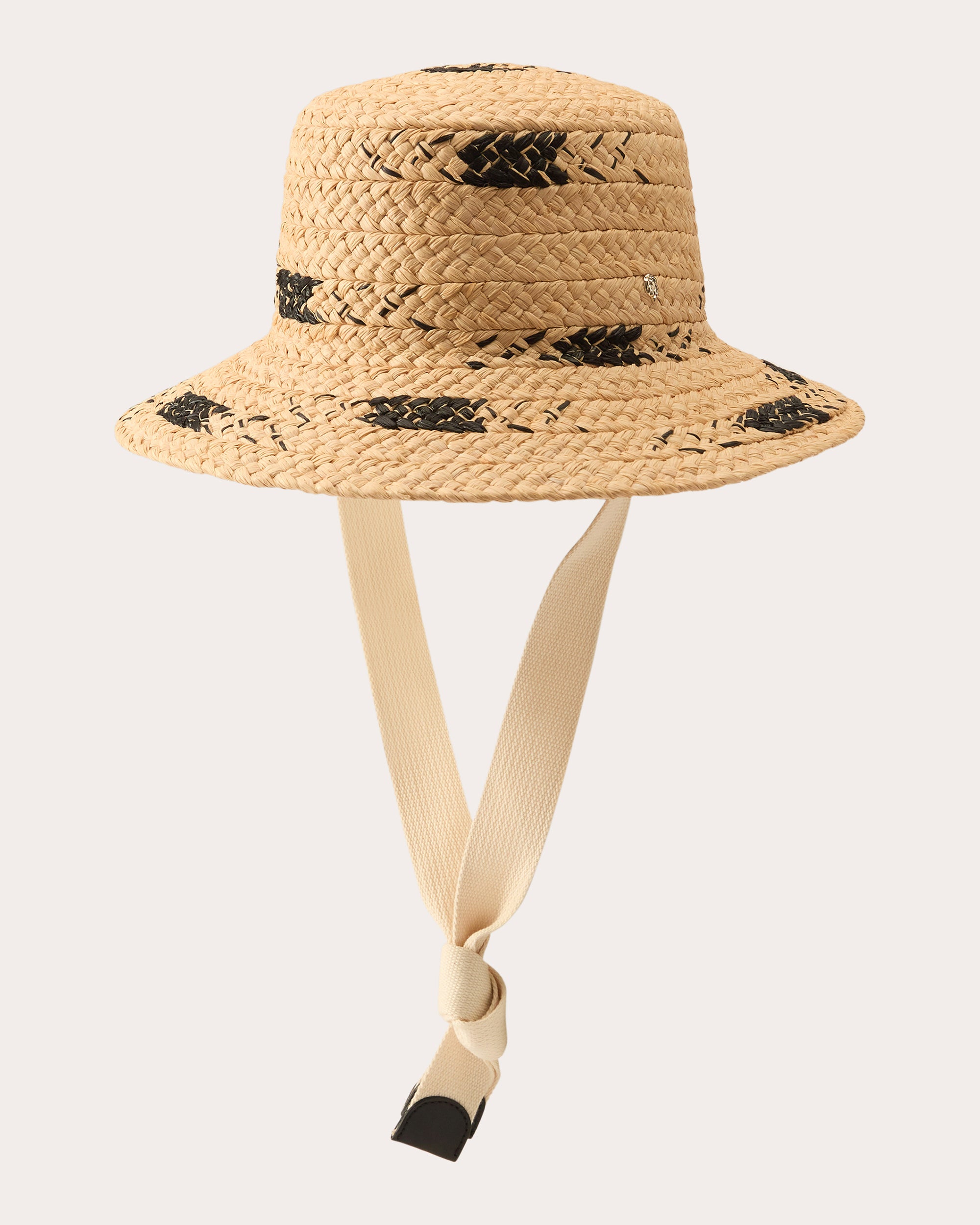 Shop Helen Kaminski Women's Antonella Raffia Bucket Hat In Black