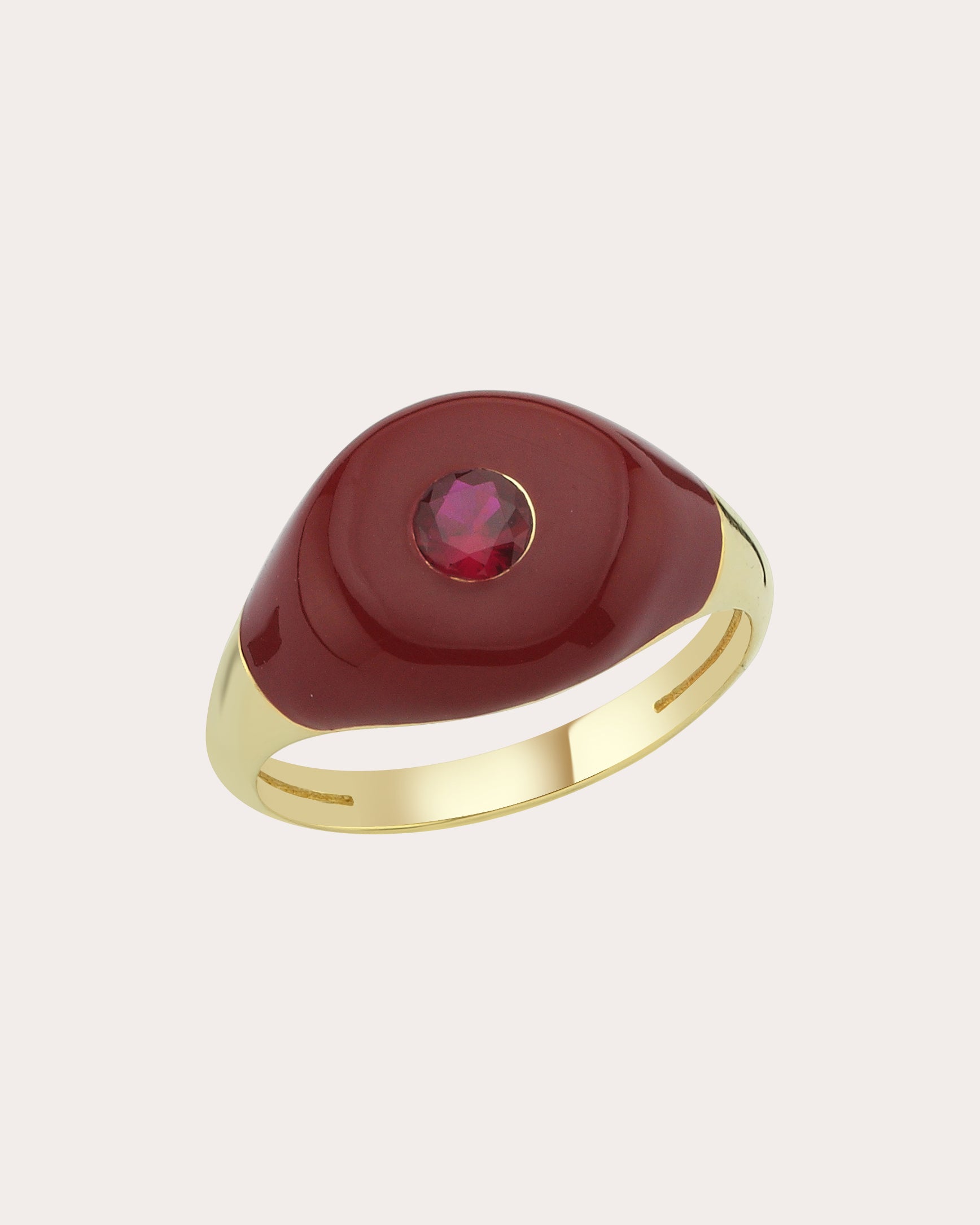 Shop Charms Company Women's Ruby Bonbon Ring In Red